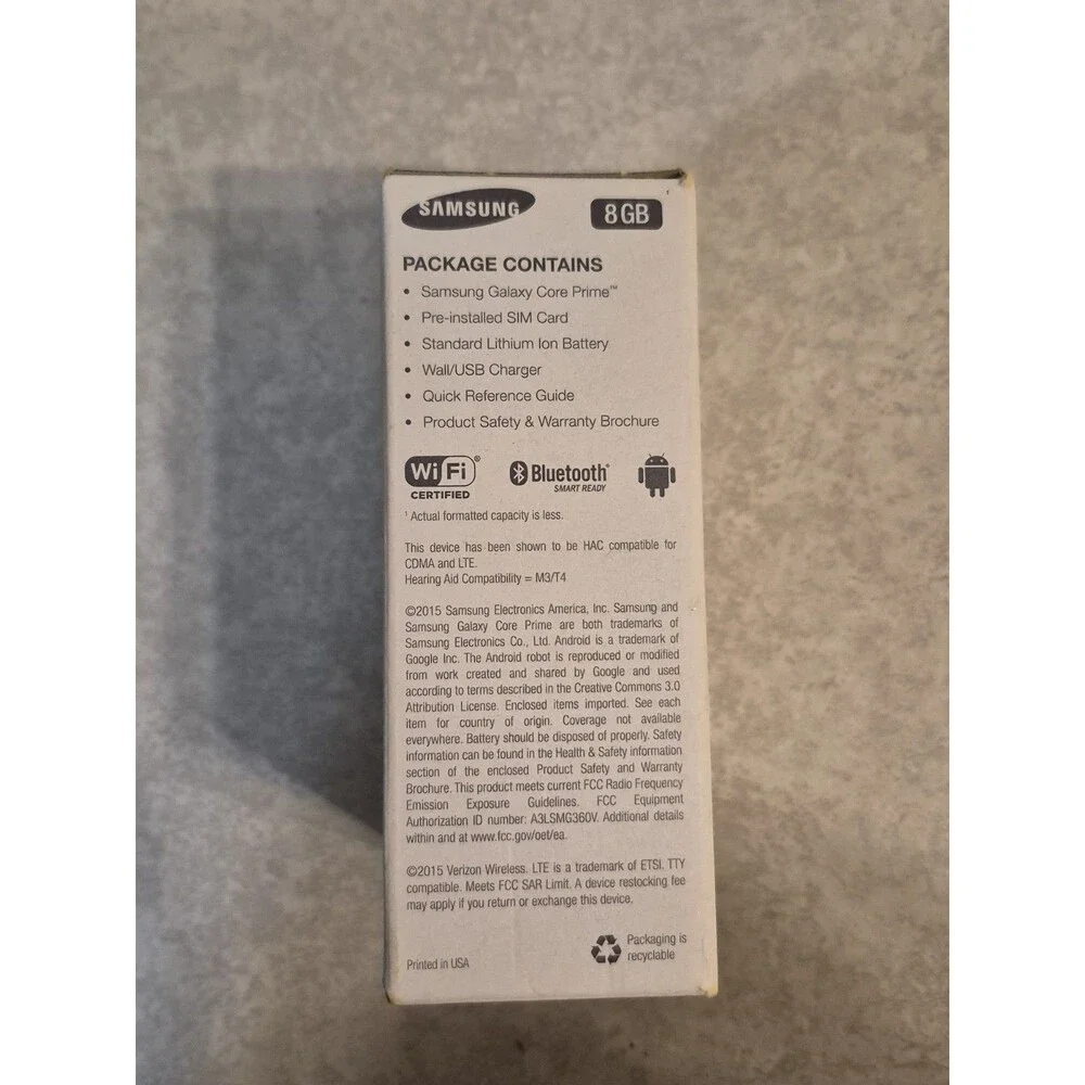 Samsung Galaxy Core Prime - 8 GB - Black (Verizon)